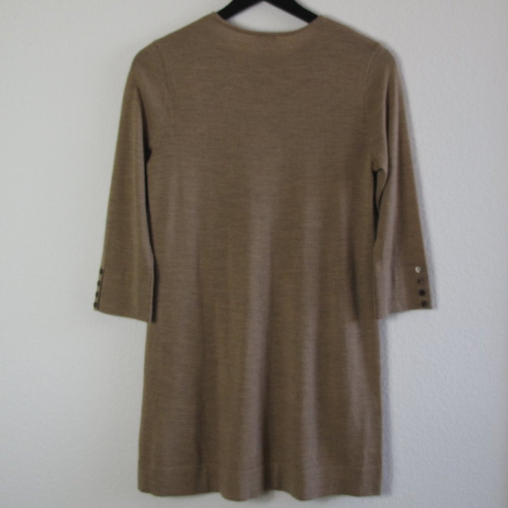 J.JILL 100% Merino Wool Beige Sweater - Picture 3 of 11